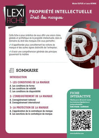 Propriété intellectuelle: Droit des marques