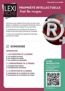 Propriété intellectuelle: Droit des marques