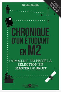 Chronique d'un étudiant en master de droit