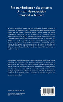 Pré-standardisation des systèmes IA-natifs de supervision transport & télécom