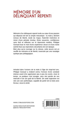 Mémoire d'un délinquant repenti