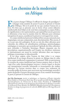 Les chemins de la modernité en Afrique