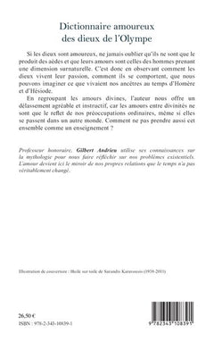 Dictionnaire amoureux des dieux de l'Olympe