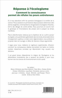 Réponse à l'écologisme