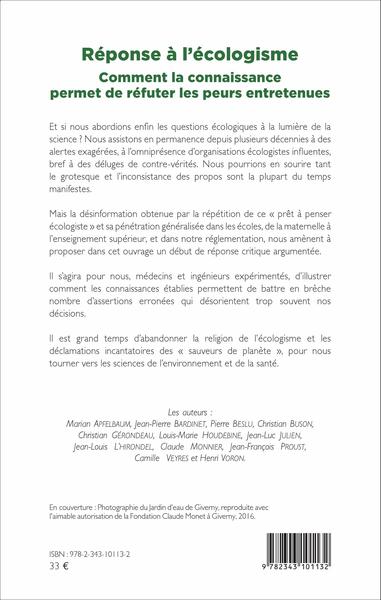 Réponse à l'écologisme