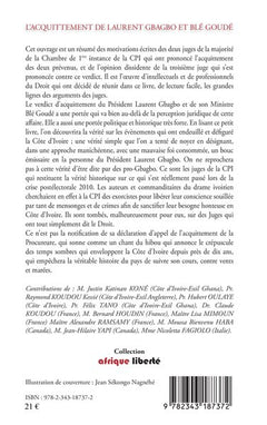 L'acquittement de Laurent Gbagbo et Blé Goudé