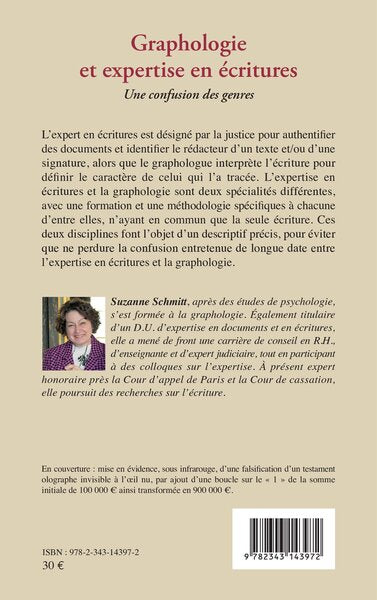 Graphologie et expertise en écritures
