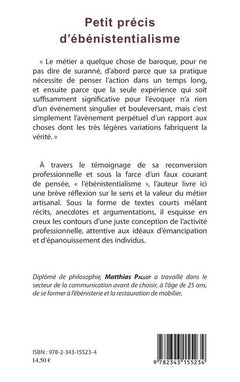 Petit précis d'ébénistentialisme