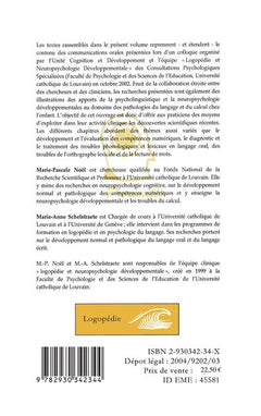 Les troubles du langage et du calcul chez l'enfant