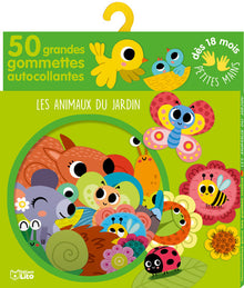 Gommettes pour les petites mains: Les animaux du jardin