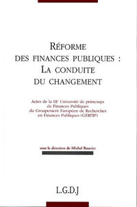 Réforme des finances publiques : la conduite du changement