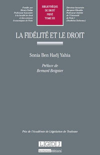 La fidélité et le droit