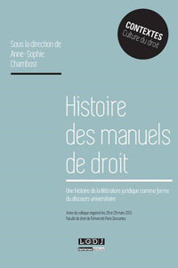 Histoire des manuels de droit