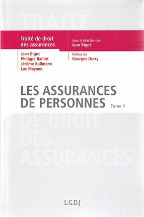 Les assurances de personnes