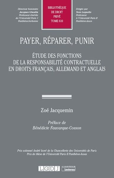 Payer, réparer, punir