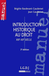 Introduction historique au droit