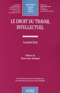 Le droit du travail intellectuel