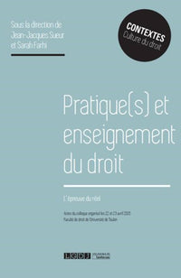 Pratique(s) et enseignement du droit