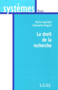 Le droit de la recherche