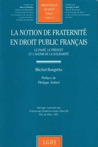 La notion de fraternité en droit public français
