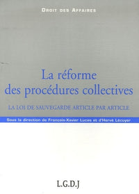 La réforme des procédures collectives