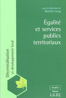 Egalité et services publics territoriaux
