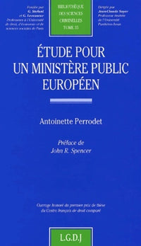 Étude pour un ministère public européen