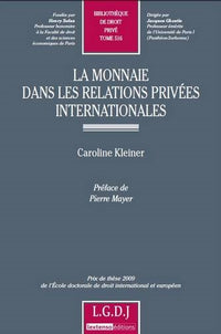 la monnaie dans les relations privées internationales