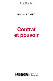 Contrat et pouvoir