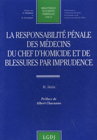 La responsabilité pénale des médecins