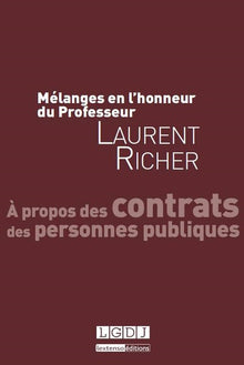 Mélanges en l'honneur de Laurent Richer