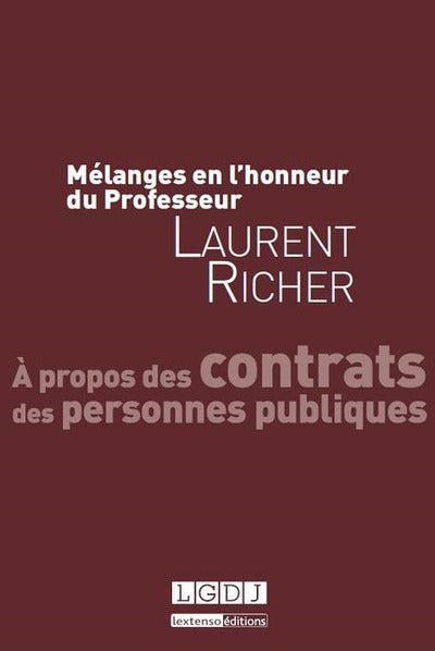 Mélanges en l'honneur de Laurent Richer