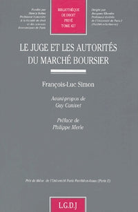 Le Juge et les Autorités du Marché Boursier