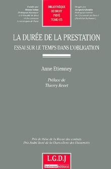 La durée de la prestation