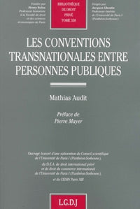 Les conventions transnationales entre personnes publiques