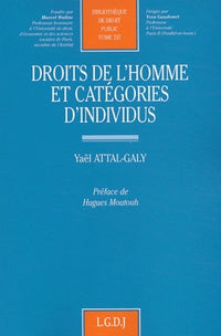 droits de l'homme et catégories d'individus