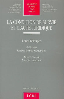 La condition de survie et l'acte juridique