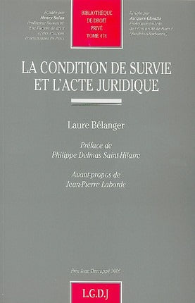 La condition de survie et l'acte juridique