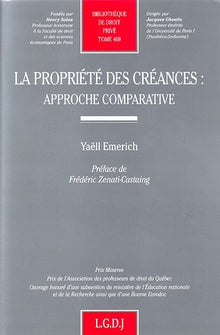 La propriété des créances