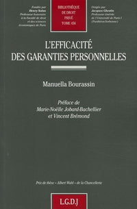 L'efficacité des garanties personnelles