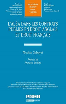 L'aléa dans les contrats publics en droit anglais et droit français