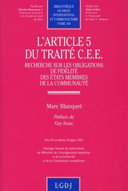 L'article 5 du traité CEE