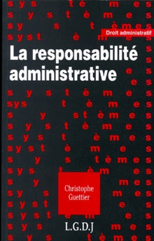 La responsabilité administrative