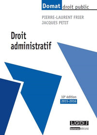Droit administratif, 10ème Ed.