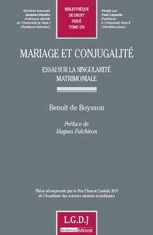 Mariage et conjugalité