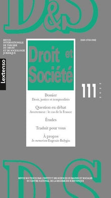 Droit & Société N°111-2022