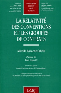 La relativité des conventions et les groupes de contrats
