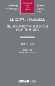 Le renvoi préalable