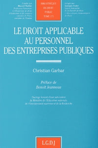 Le droit applicable au personnel des entreprises publiques