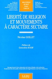 Liberté de religion et mouvements à caractère sectaire